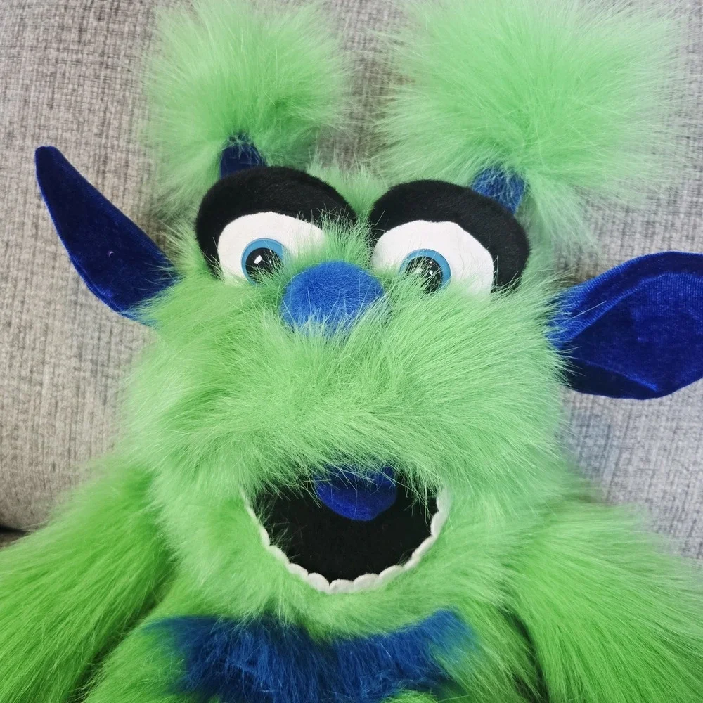 The Puppet Company Puppet Monsters Green/ Blue Monster‎ Hand Puppet.